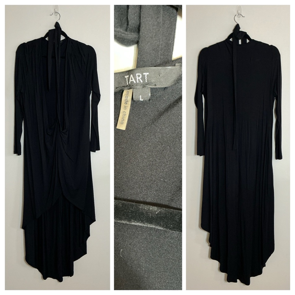 Tart Black High Low Women's Dress